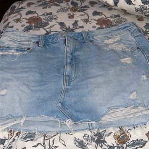 Abercrombie jean skirt